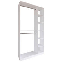 KLEIDERSCHRANK 110/211/35 cm Weiß  - Weiß, Design, Holzwerkstoff (110/211/35cm) - MID.YOU