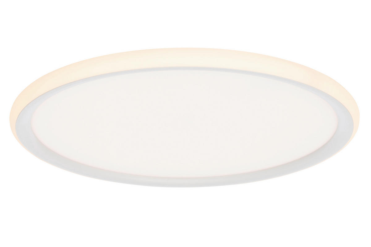 LED-DECKENLEUCHTE 40/3,5 cm   - Weiß, Basics, Kunststoff (40/3,5cm) - Novel