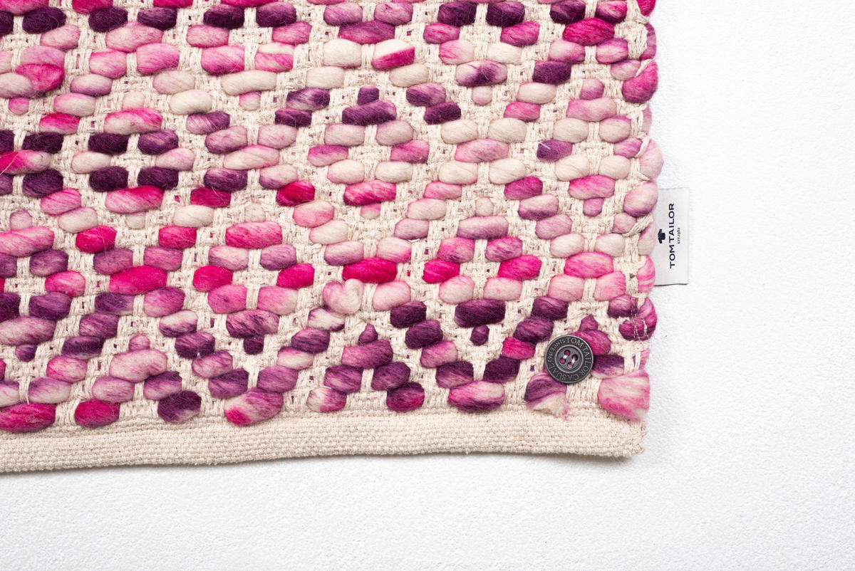 HANDWEBTEPPICH 160/230 cm Pink  - Pink, Design, Textil (160/230cm) - Tom Tailor