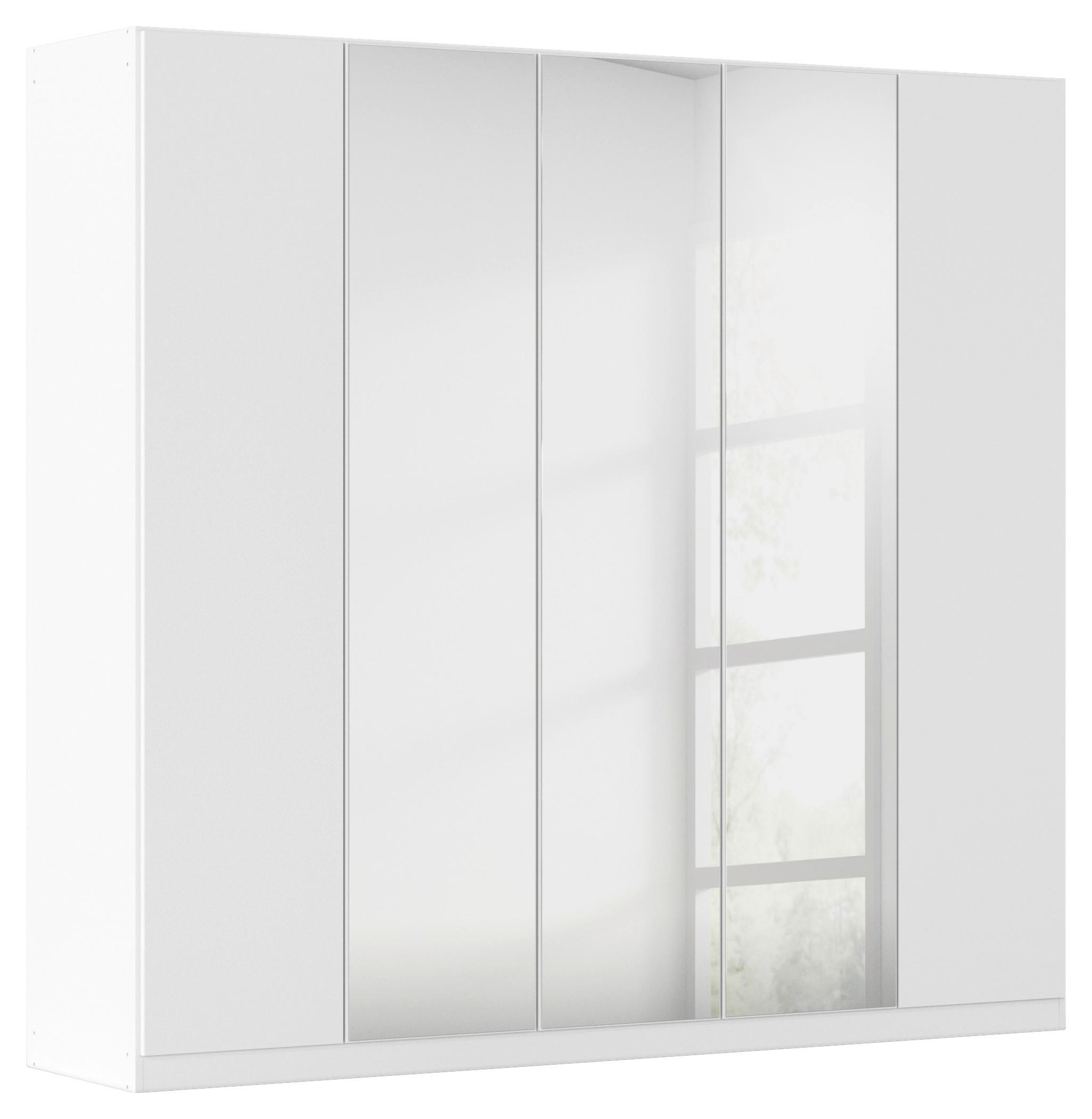 FALTTÜRENSCHRANK 226/210/54 cm 5-türig Weiß  - Weiß, Holzwerkstoff (226/210/54cm) - Rauch Möbel