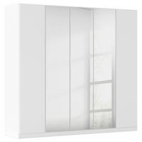FALTTÜRENSCHRANK in Weiss  - Weiss, Holzwerkstoff (226/210/54cm) - Boxxx