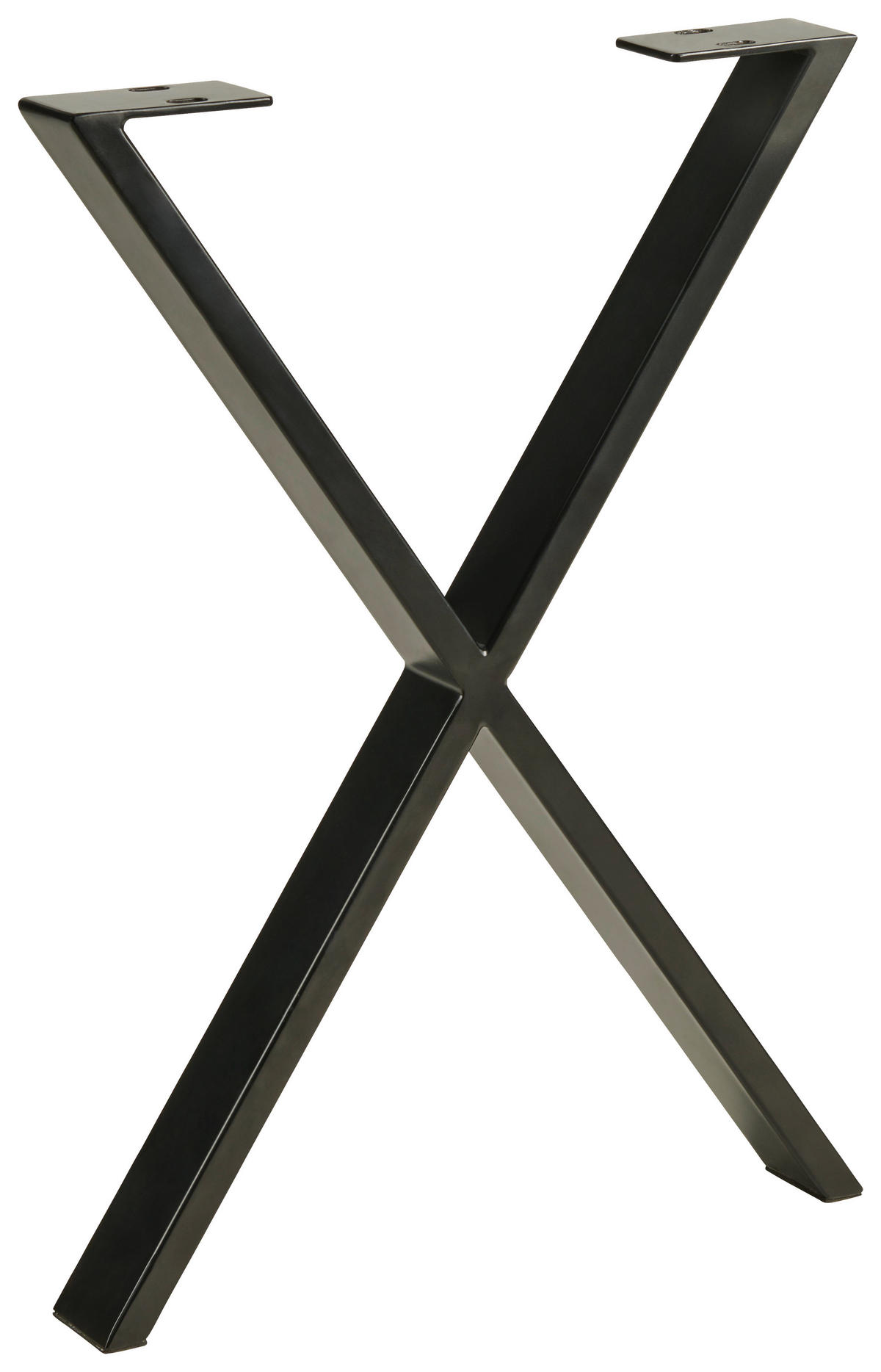 TISCHGESTELL - Schwarz, Natur, Metall (52/73/7,5cm) - Valdera