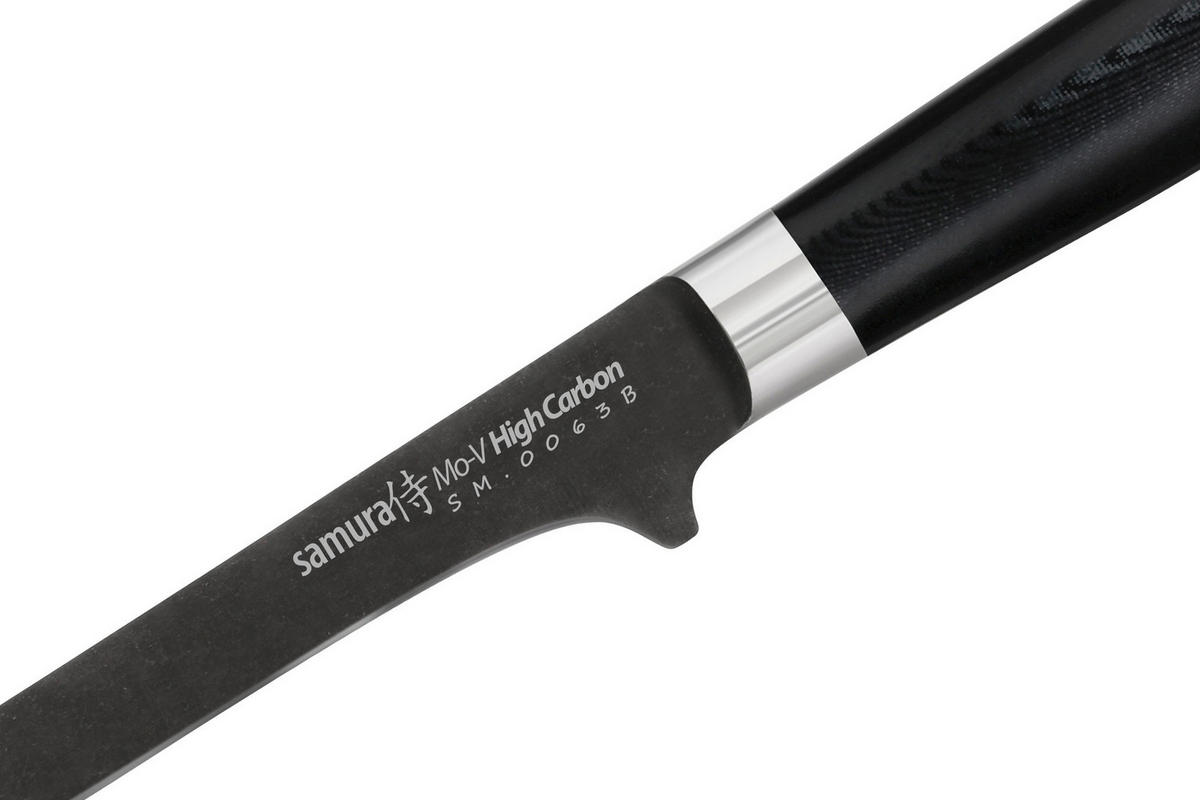 NOŽ ZA OTKOŠTAVANJE  MO-V STONEWASH 30.7/3.6/2.9 cm            - crna, Basics, drvni materijal/metal (30.7/3.6/2.9cm) - Samura