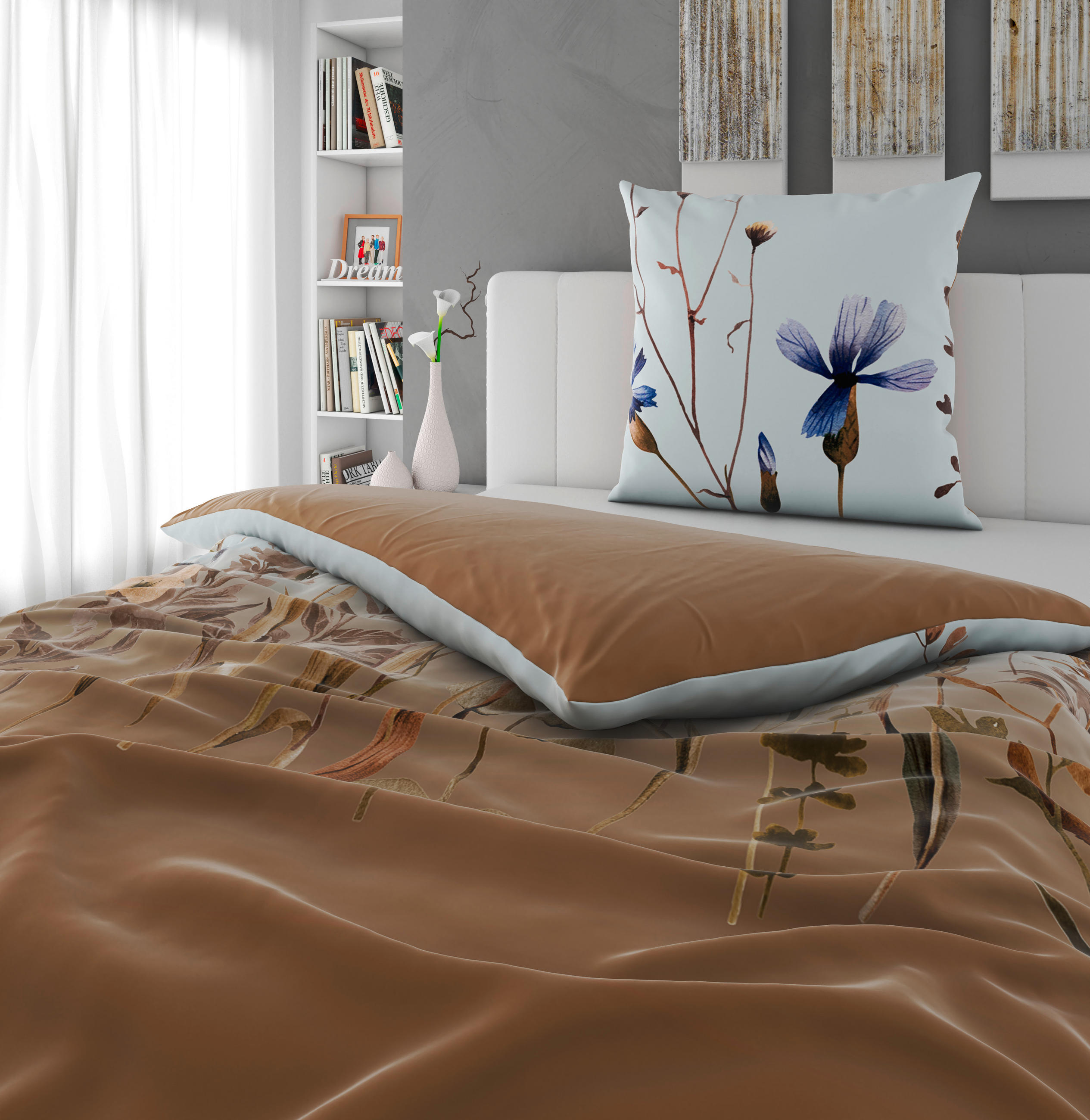 BETTWÄSCHE Satin 155/220 cm  - Design, Textil (155/220cm) - Novel