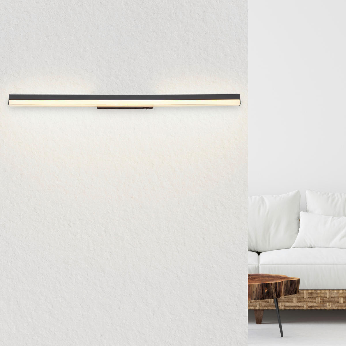 NÁSTĚNNÉ LED SVÍTIDLO, 80/6,5/4 cm - Basics (80/6,5/4cm) - Globo