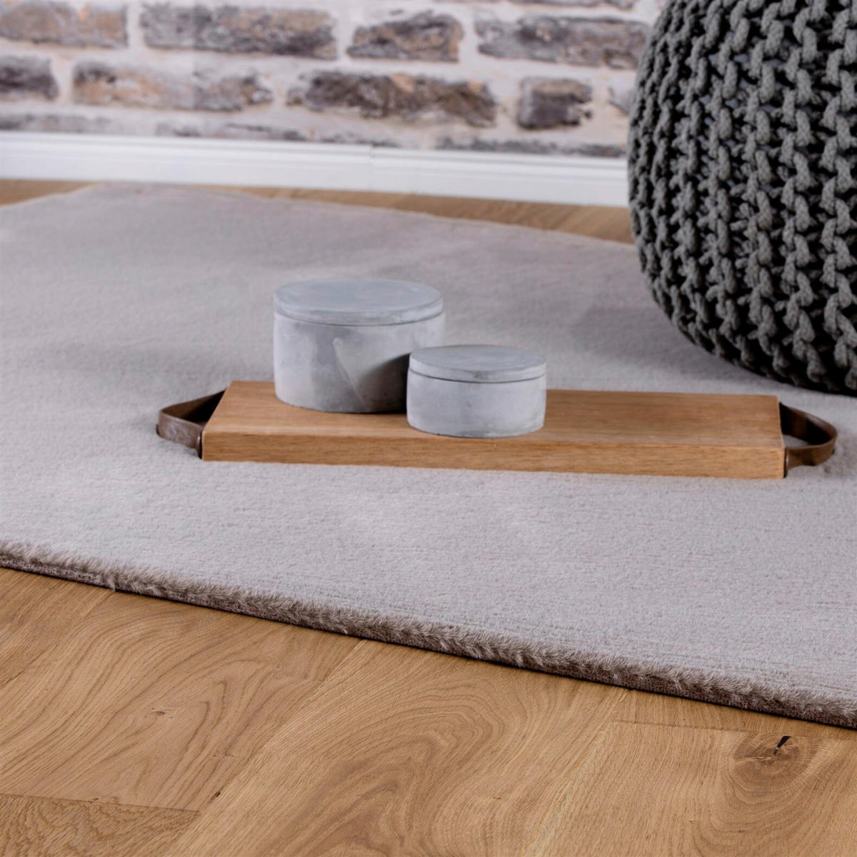 FLACHWEBETEPPICH 160/230 cm Taupe  - Taupe, Basics, Textil (160/230cm) - Kayoom