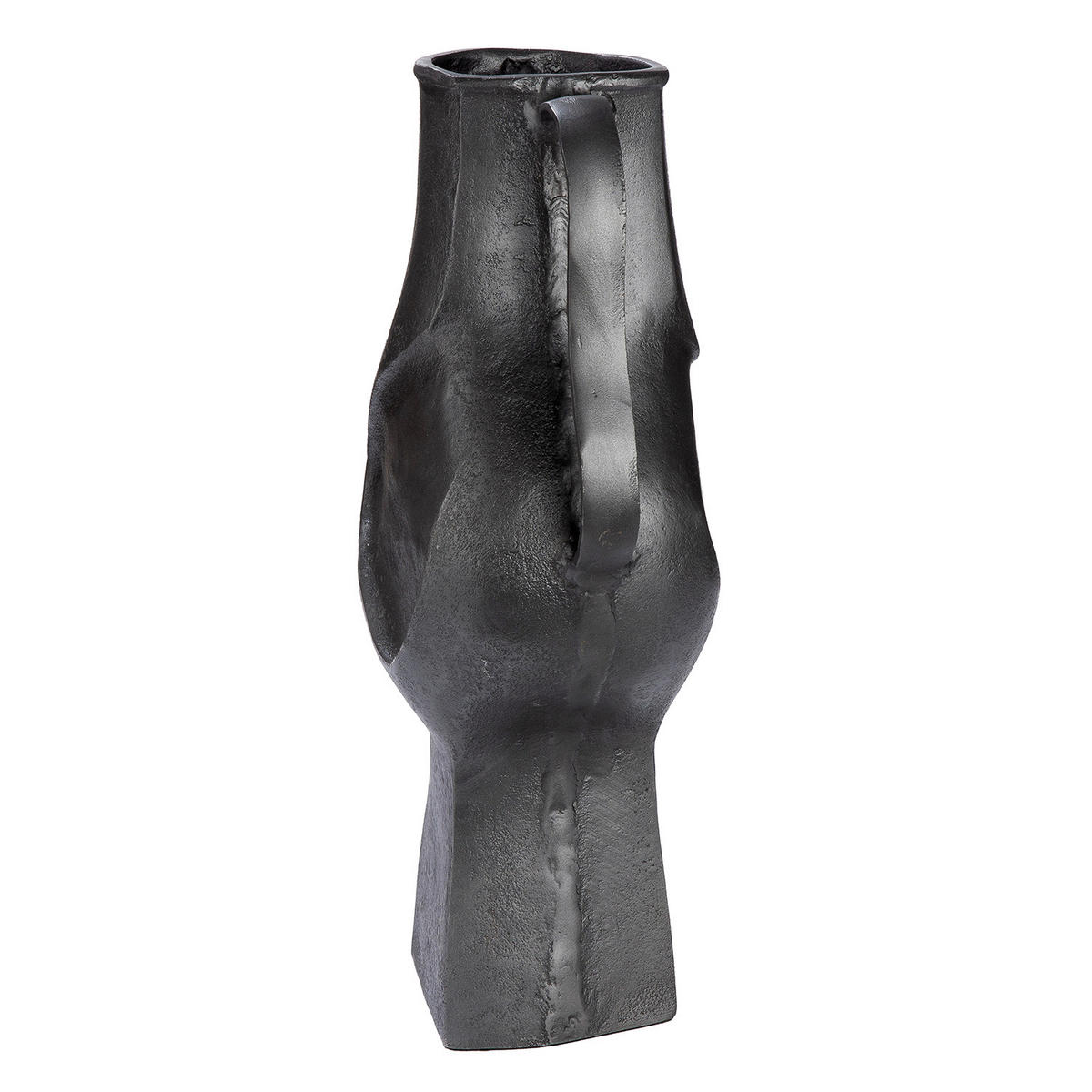 DEKOVASE  - Grau, Basics, Metall (24/43/15cm)