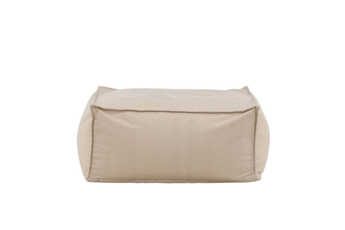 LOUNGEFÅTÖLJ  - beige, Modern, textil (85/40/85cm) - Gardena