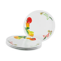 PIZZATELLERSET Milano Pizza 4-teilig  - Multicolor, Basics, Keramik (30cm) - Creatable