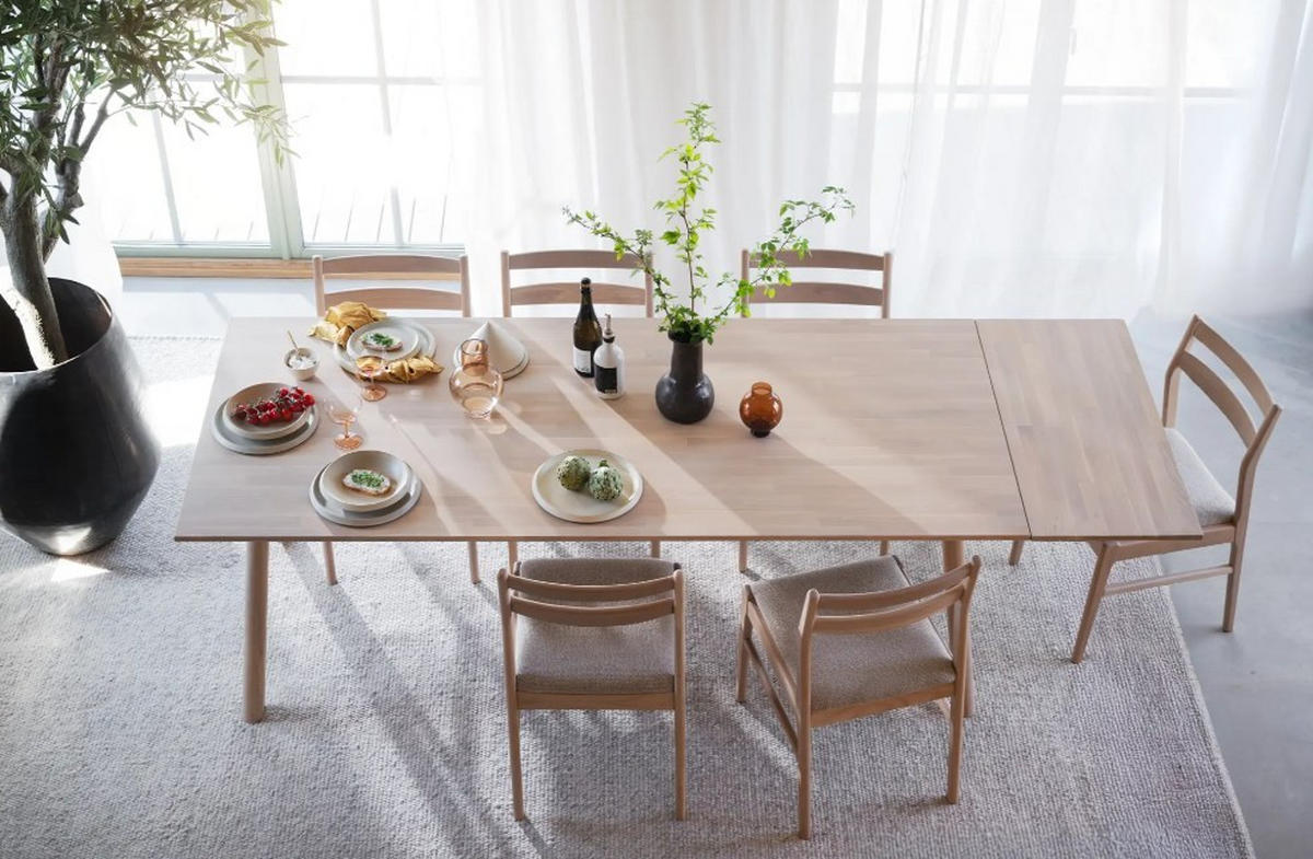 AVLASTNINGSBORD i trä, metall 220/95/74 cm  - brun/grå, Klassisk, metall/trä (48/42/92cm) - Rowico