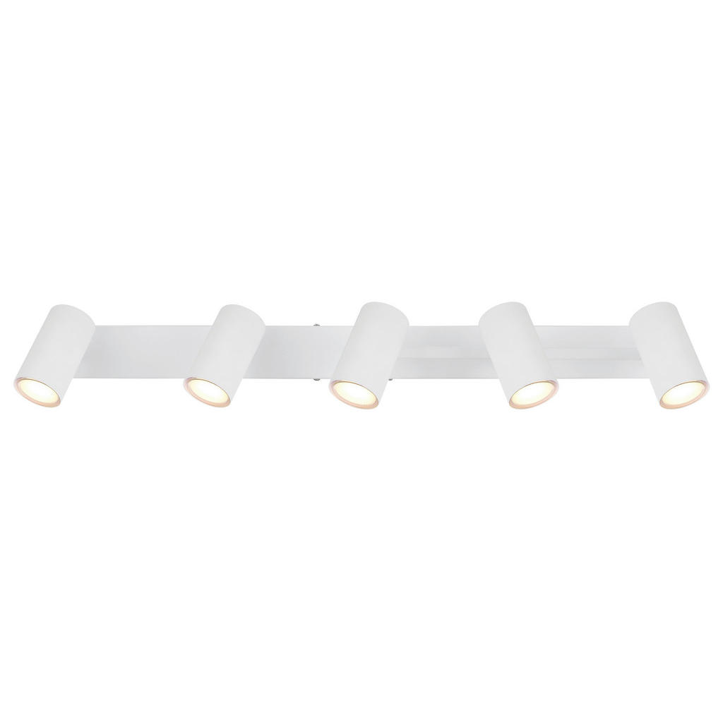 Thumbnail - Globo Strahler, Weiß, Metall, 35x17x70 cm, drehbar, schwenkbar, verstellbare Spotlights, Lampen & Leuchten, Innenbeleuch...