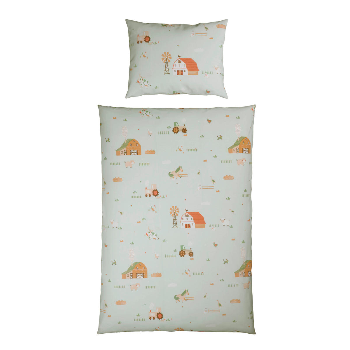 BABYBETTWÄSCHE Webstoff 100/135 cm  - Grün, Basics, Textil (100/135cm) - Avelia