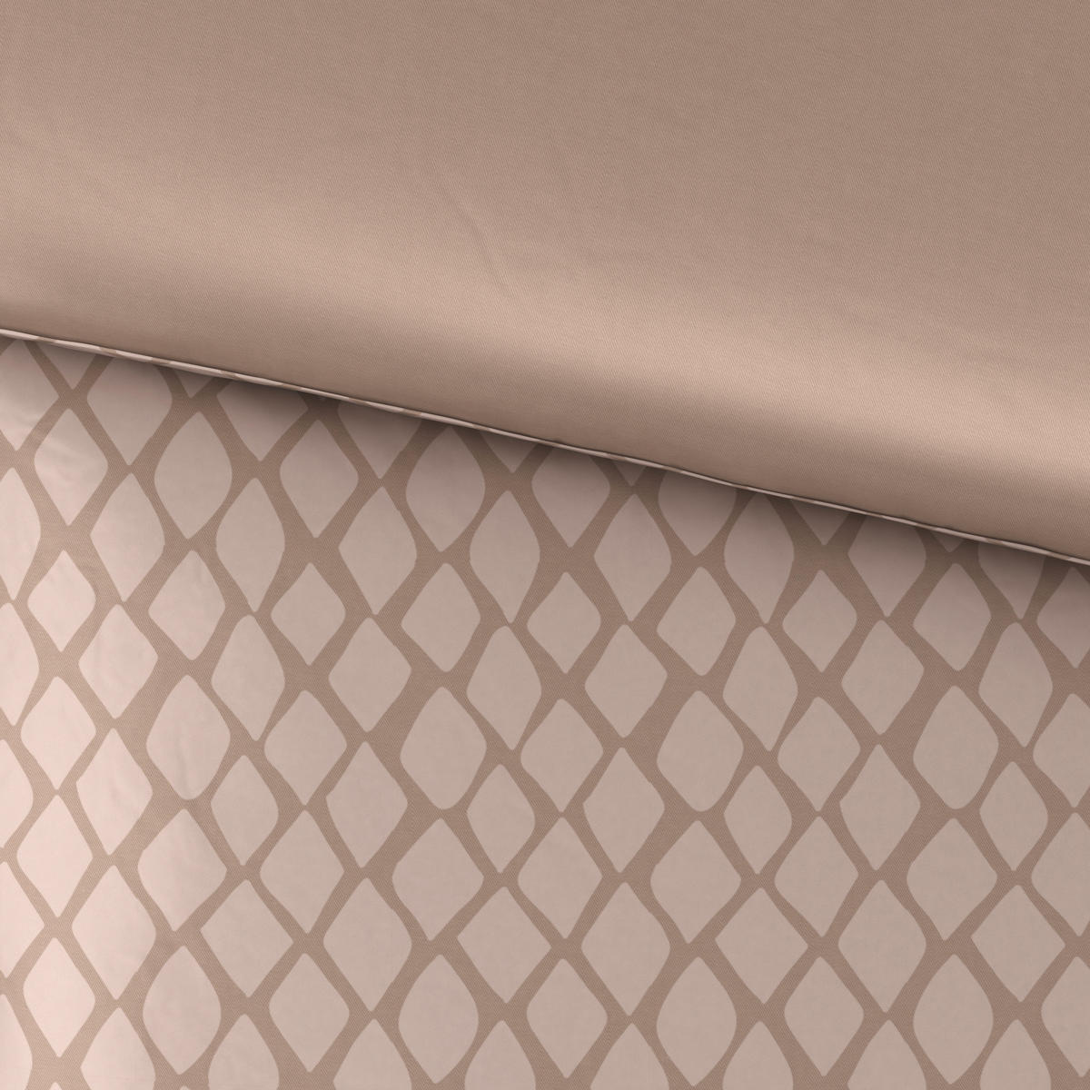 BETTWÄSCHESET Satin 160/210 cm  50 cm/70 cm  - Beige, Design, Textil (160/210cm) - Dieter Knoll