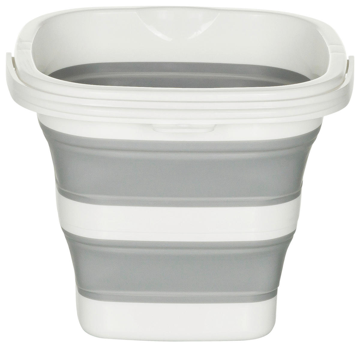EIMER  - Weiß/Grau, Basics, Kunststoff (23/20/23cm) - MID.YOU