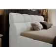 POLSTERBETT 180/200 cm,  in Creme,  - Creme/Schwarz, Design, Kunststoff/Textil (180/200cm) - Esposa