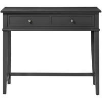 SCHREIBTISCH  in Schwarz  - Silberfarben/Schwarz, Design, Holzwerkstoff/Metall (89/75/45cm) - MID.YOU