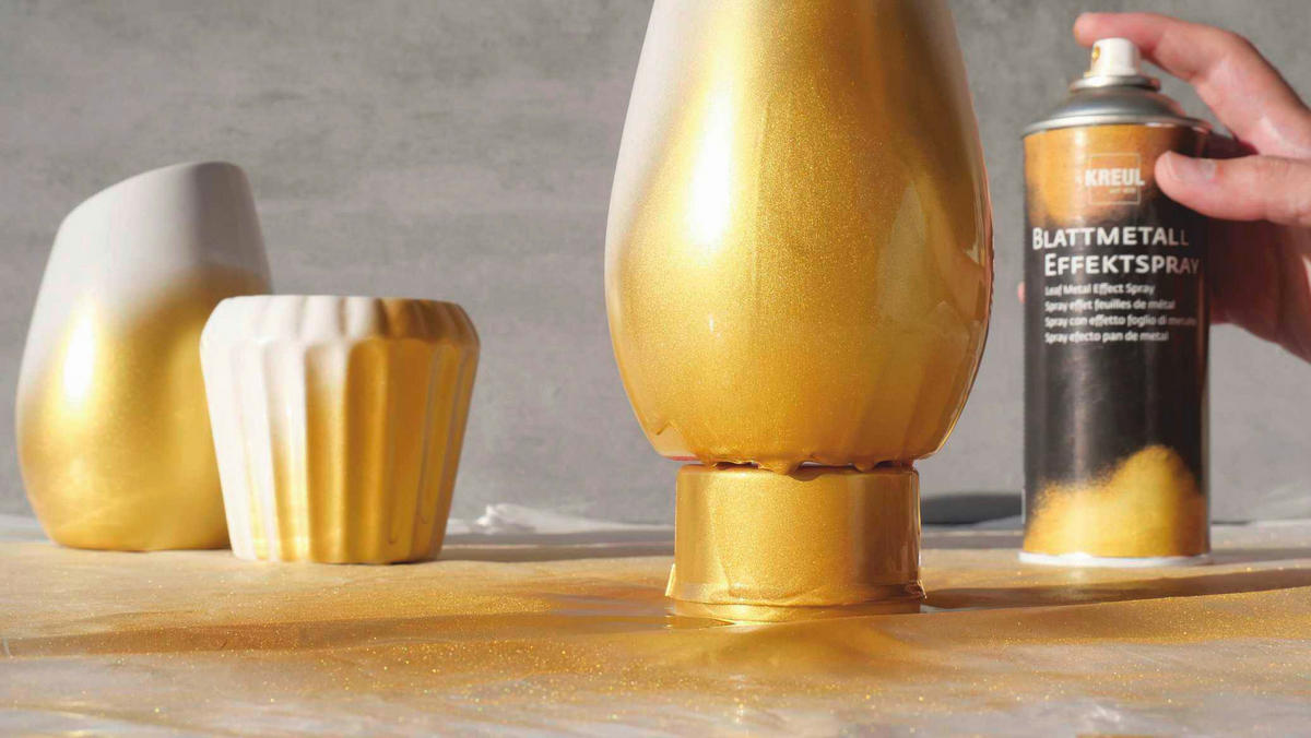 ACRYLFARBE - Goldfarben, Basics (6,5/19/6,5cm)