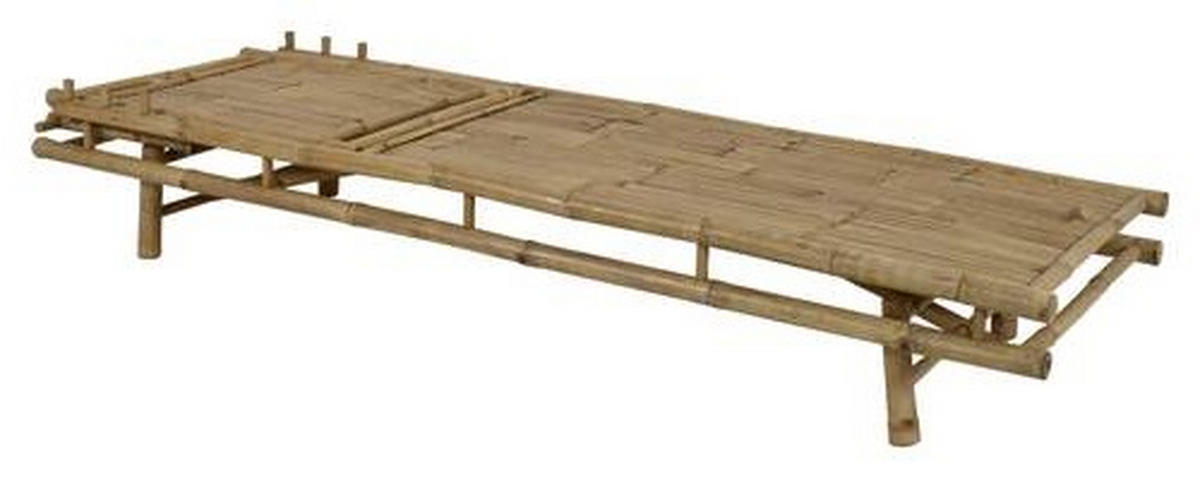 STRANDLIEGE - Naturfarben, Trend, Holz (70/30/200cm) - Ambia Garden