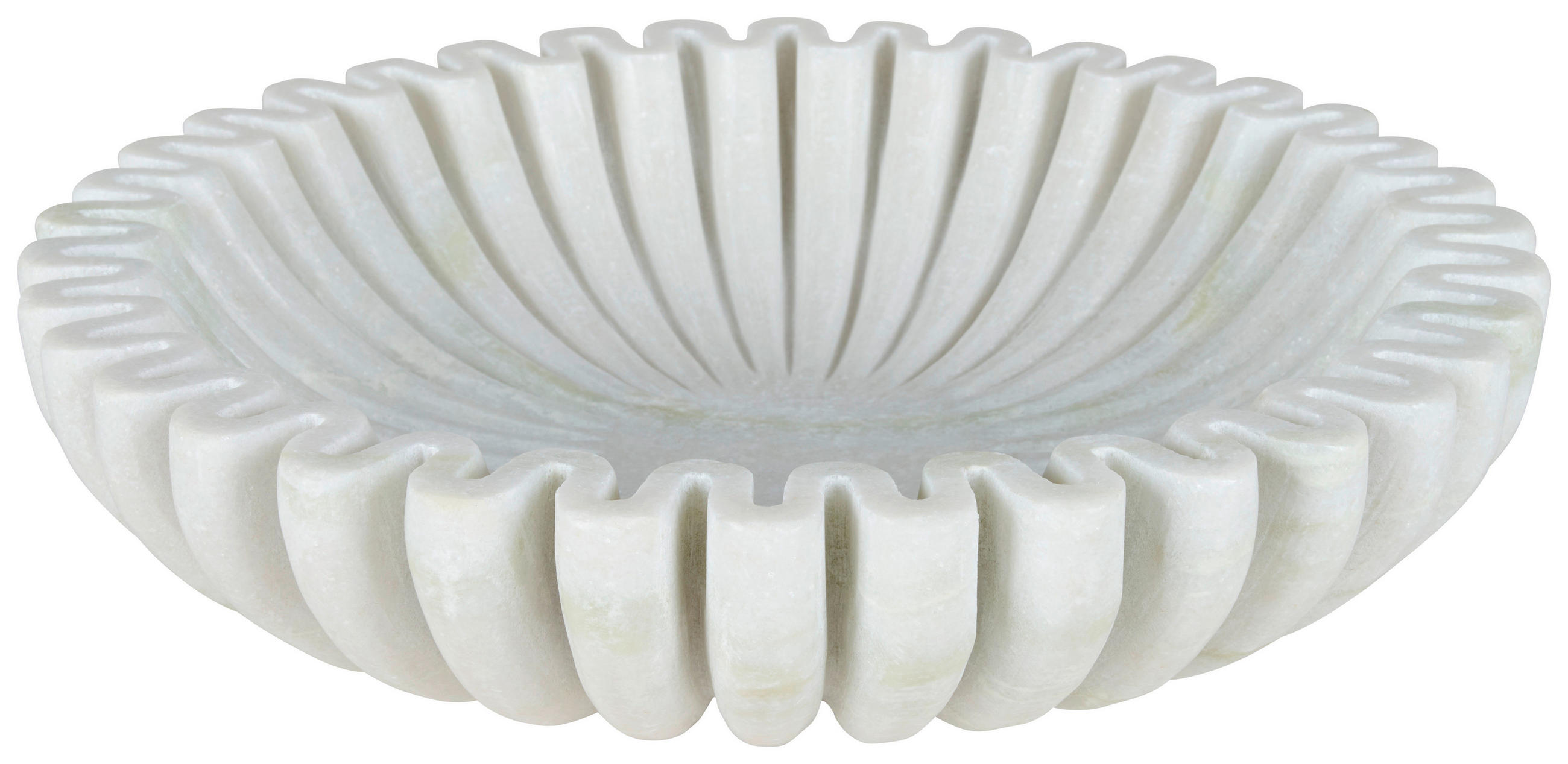 DEKOSCHALE - Weiß, Design, Stein (30/7cm) - Ambia Home