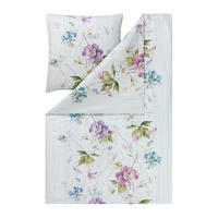 BETTWÄSCHE NatürlichEstella Makosatin 135/200 cm  - Jadegrün, Design, Textil (135/200cm) - Estella