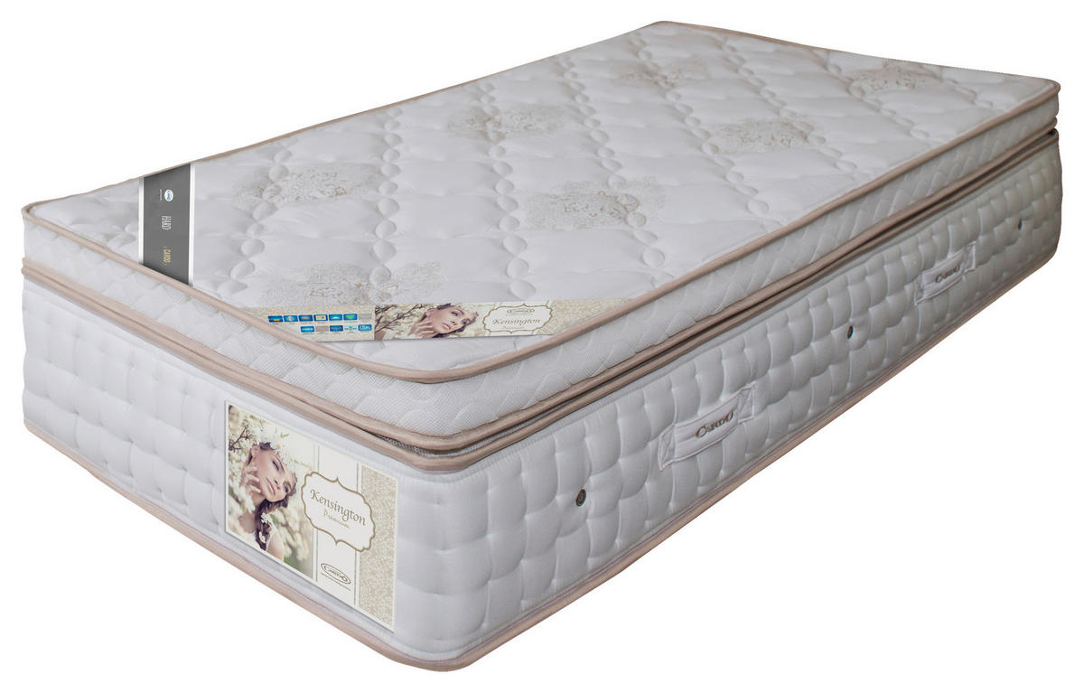 TÁSKARUGÓS MATRAC 90/200 cm  - fehér, Basics, textil (90/200cm) - Cardo