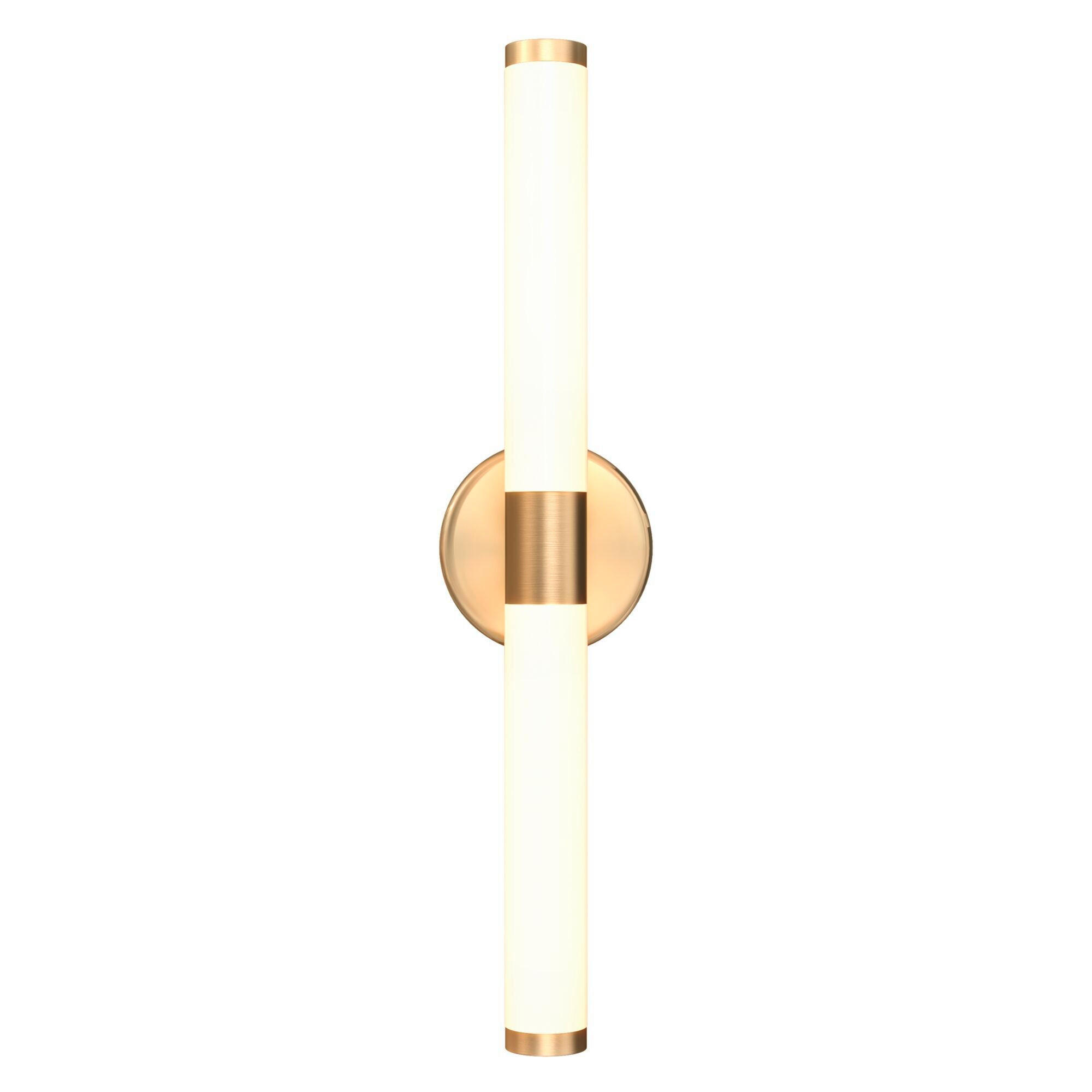 WANDLEUCHTE Modern 3/35,6 cm   - Goldfarben, Trend, Kunststoff/Metall (3/35,6cm) - MAYTONI
