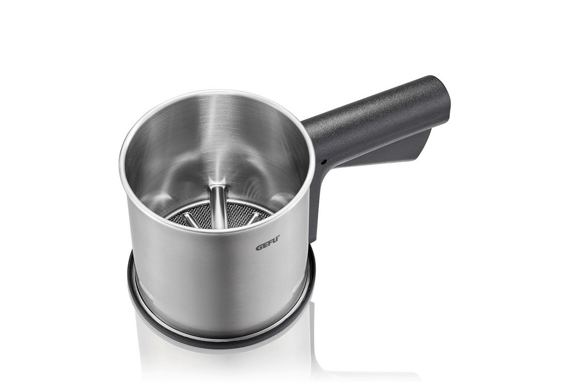 FLORSOCKERSTRÖARE - stålfärgad/svart, Klassisk, metall/plast (10,5/10/20,5cm) - Gefu