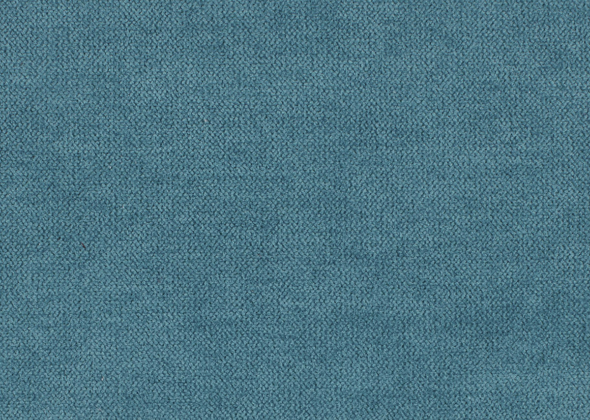 HOCKER in Textil Petrol  - Silberfarben/Petrol, Design, Textil/Metall (137/43/74cm) - Cantus