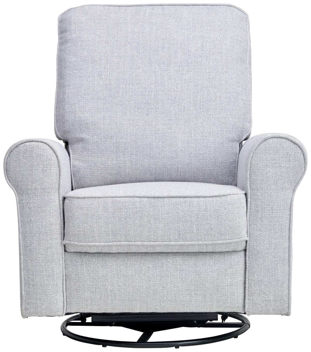 FERNSEHSESSEL in Webstoff Weiss  - Weiss/Schwarz, Konventionell, Kunststoff/Textil (94/102/100cm) - Livetastic