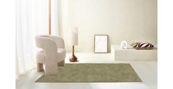 WEBTEPPICH 80/150 cm Touch Royal Olivgrün - Olivgrün, KONVENTIONELL, Textil (80/150cm) - Dieter Knoll