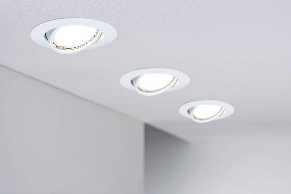 DECKENSPOTS 9 cm  - Weiß, Design, Metall (9cm) - Paulmann