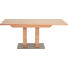 ESSTISCH in Holz, Metall 130/90/76 cm - Edelstahlfarben/Buchefarben, KONVENTIONELL, Holz/Metall (130/90/76cm) - Novel ESSTISCH in Holz, Metall 130/90/76 cm - Edelstahlfarben/Buchefarben, KONVENTIONELL, Holz/Metall (130/90/76cm) - Novel