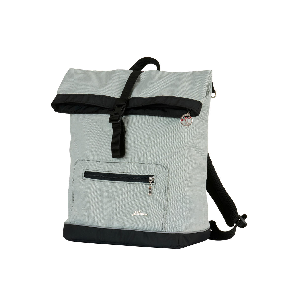 WICKELRUCKSACK Space Bag  - Salbeigrün, Basics, Textil (37/40/18cm) - Hartan