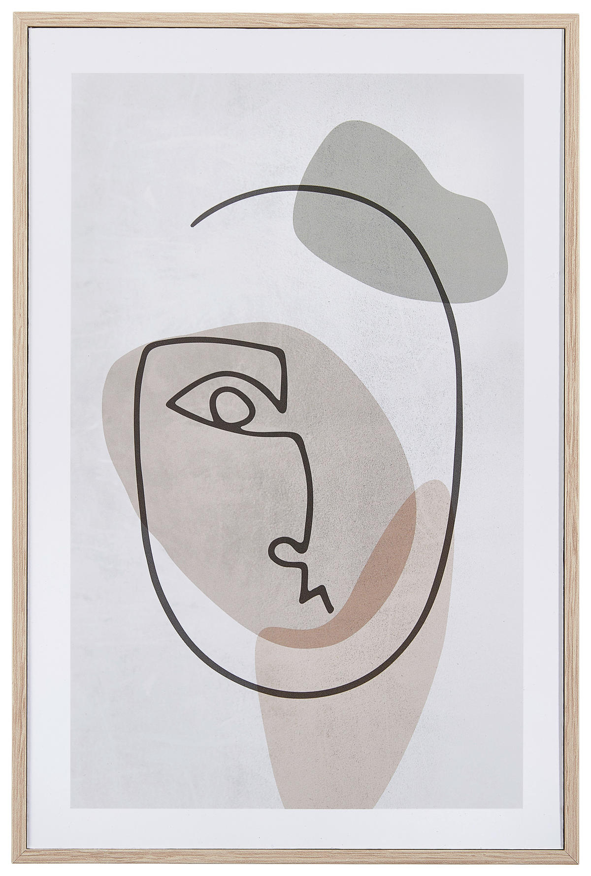 BILD Abstraktes  - Beige, Basics, Holz (30/20/2cm) - Reinders!