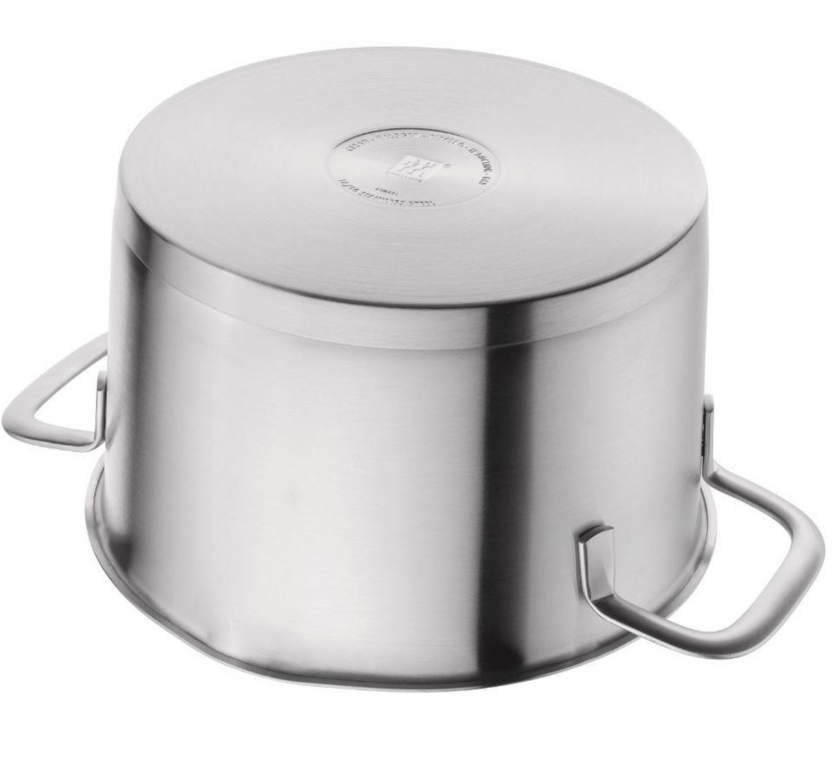 KOCHTOPFSET TRUEFLOW 9-teilig  - Edelstahlfarben, Basics, Glas/Metall - Zwilling