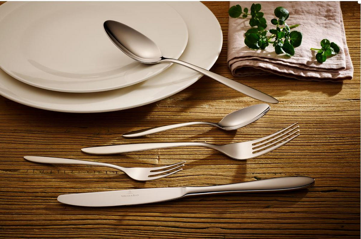 BESTECKSET Annalena 30-teilig Edelstahl  - KONVENTIONELL, Metall (44/28/5cm) - Villeroy & Boch