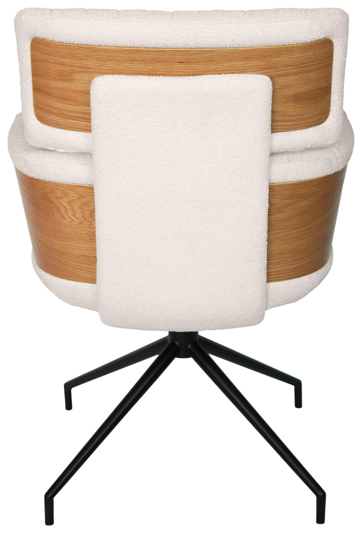 ARMLEHNSTUHL  in Eisen Webstoff  - Eichefarben/Creme, Design, Holz/Textil (62/92/66cm) - Dieter Knoll