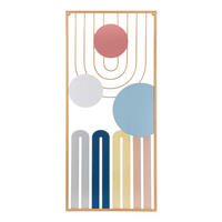 WANDDEKO    - Multicolor, Basics, Metall (84/37/2cm)