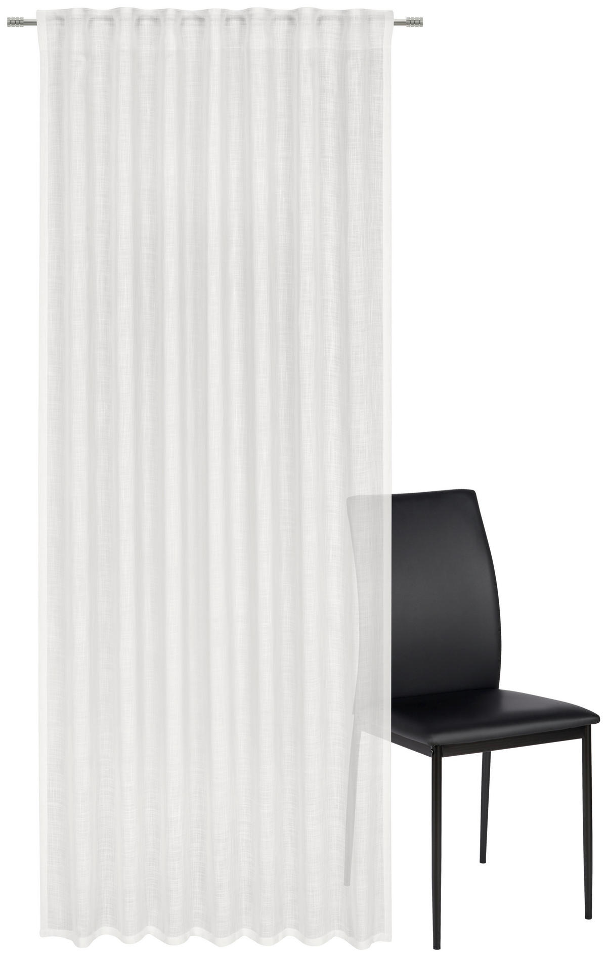 HOTOVÝ ZÁVĚS, poloprůhledné, 140/245 cm - slonovinová/šampaňská, Natur, textil (140/245cm) - Esposa