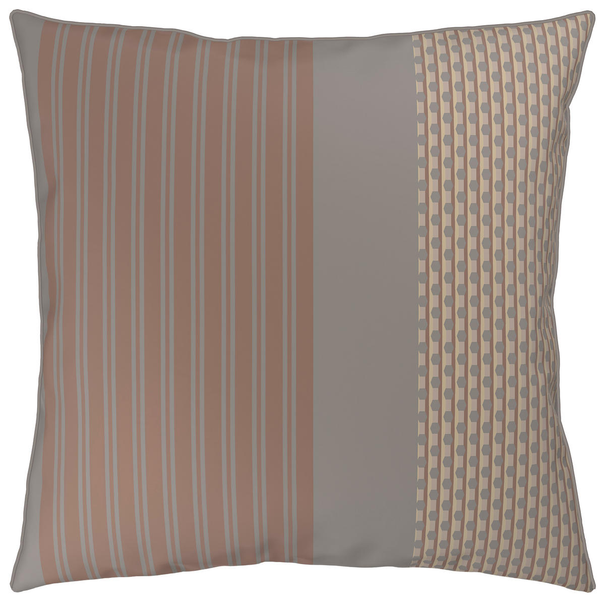WENDEBETTWÄSCHE Satin 155/220 cm  - Grau, Textil (155/220cm) - Dieter Knoll