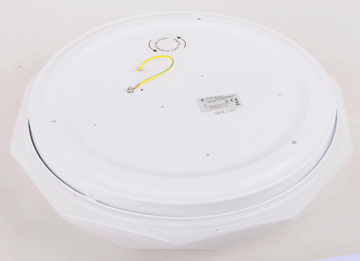 LED-DECKENLEUCHTE Sven 43/43/8.3 cm   - Weiß, KONVENTIONELL, Metall (43/43/8.3cm)