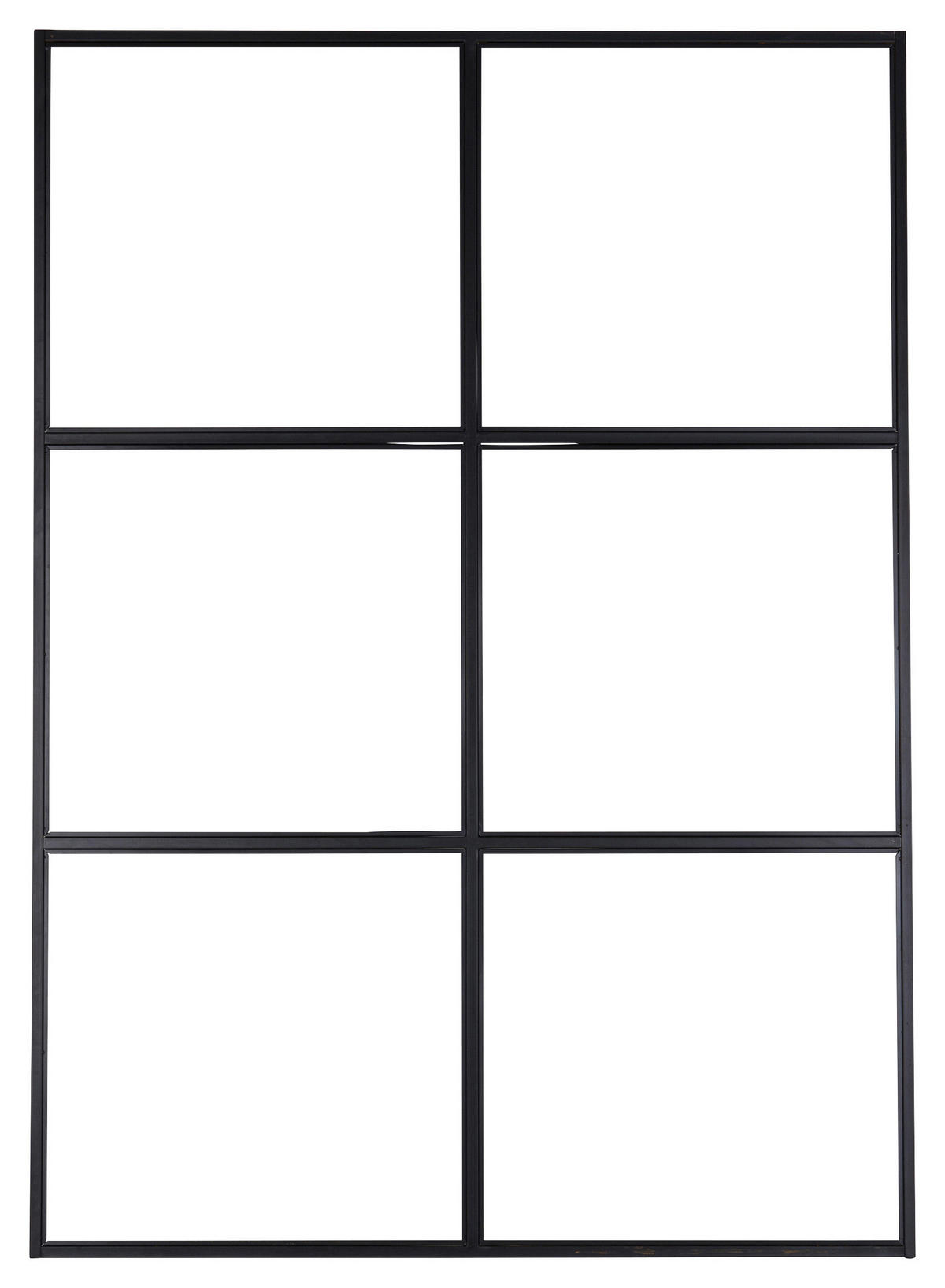 TRENNWAND - Schwarz, MODERN, Glas/Metall (150/210/2cm) - P & B