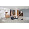 GITTERBETT Benton  145/76,5/80 cm   - Eichefarben/Dunkelgrau, Natur, Holz/Holzwerkstoff (145/76,5/80cm) - My Baby Lou