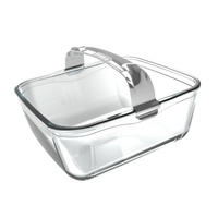 Ugnsform,för airfryer   - transparent, Basics, glas (18/20cm) - Pyrex