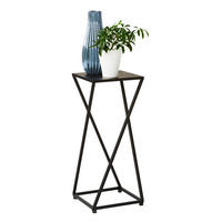 PORTE-PLANTES in Metall 25/25/60 cm   - Schwarz, Lifestyle, Metall (25/25/60cm) - Landscape