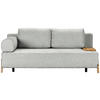 SCHLAFSOFA in Holz, Textil Hellgrau  - Hellgrau/Naturfarben, Design, Holz/Textil (211/88/102cm) - Niels Andersson