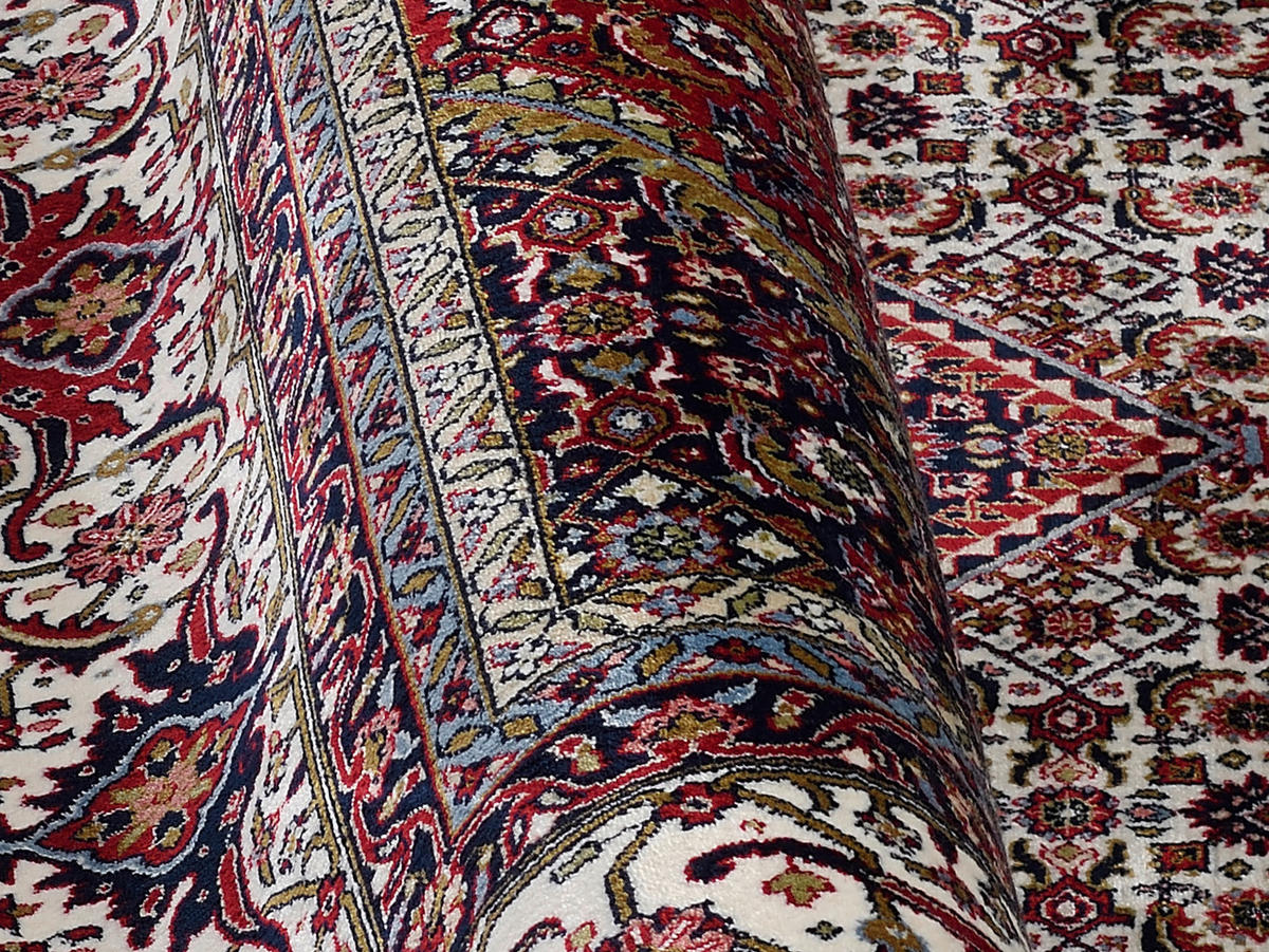 WEBTEPPICH 160/230 cm Mithras Bidjar Creme, Rot  - Rot/Creme, LIFESTYLE, Textil (160/230cm) - Novel