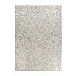 FLACHWEBETEPPICH 80/150 cm Rocket 110 Elfenbein / Gold Creme, Goldfarben  - Goldfarben/Creme, Basics, Leder/Textil (80/150cm) - Novel