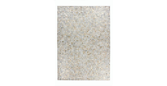 FLACHWEBETEPPICH 80/150 cm Rocket 110 Elfenbein / Gold Creme, Goldfarben  - Goldfarben/Creme, Basics, Leder/Textil (80/150cm) - Novel