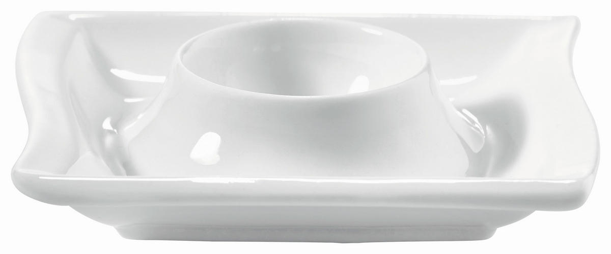 EIERBECHER Swing Keramik  - Weiß, Basics, Keramik (10/10/2,3cm) - Novel